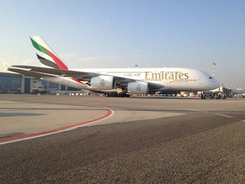 Airbus A380 Emirates malpensa (inserita in galleria)