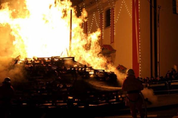 Il Falò di sant'Antonio, foto dei lettori (inserita in galleria)