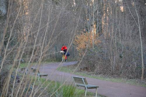 La Befana sulla ciclabile (inserita in galleria)