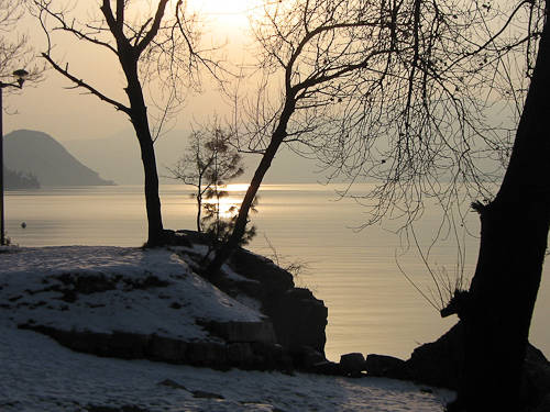 Caldè in inverno (inserita in galleria)