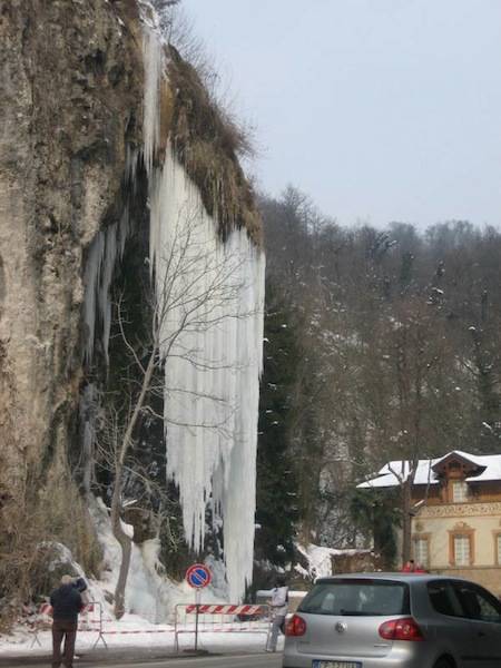 cascata in sicurezza