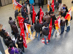 cub manifestazione sindacati malpensa