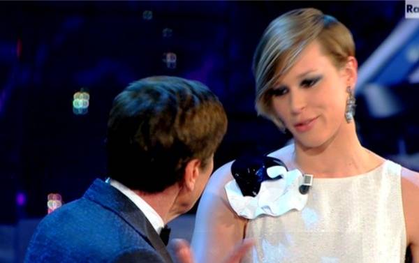Federica Pellegrini a Sanremo 2012 (inserita in galleria)