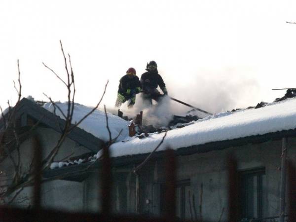 Incendio a Induno Olona (inserita in galleria)