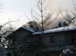 Incendio a Induno Olona (inserita in galleria)