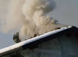 Incendio a Induno Olona (inserita in galleria)