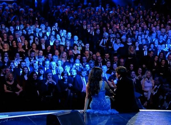 La Ferilli a Sanremo (inserita in galleria)