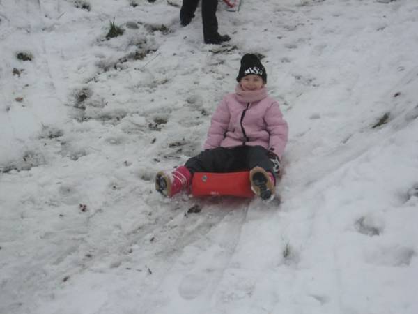 La neve a Oltrona (inserita in galleria)