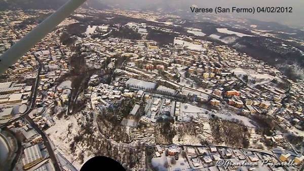 Volo fotografico su una provincia "bianca" (inserita in galleria)
