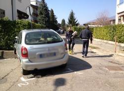 Auto si ribalta in via Cantoreggio (inserita in galleria)