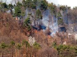 Il fuoco distrugge la collina (inserita in galleria)