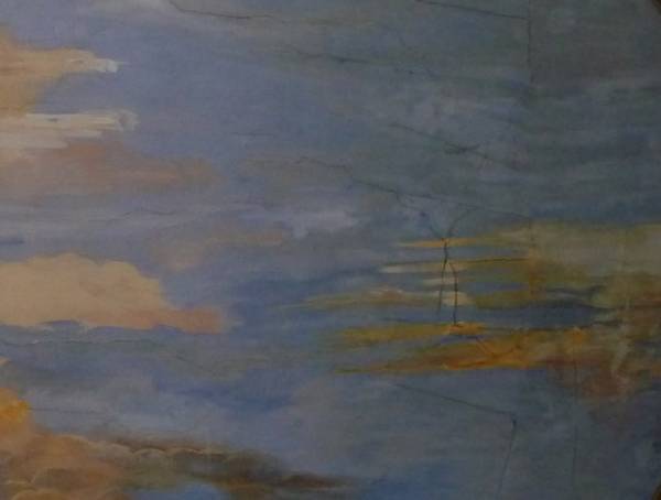 L'affresco rovinato a Villa Bossi Tettoni Benizzi Castellani (inserita in galleria)