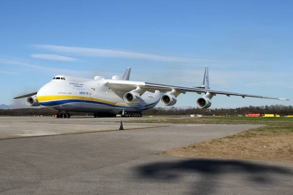 L'Antonov a Malpensa  (inserita in galleria)