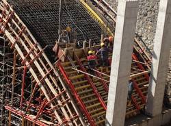 Lavori al ponte della Rasa (inserita in galleria)