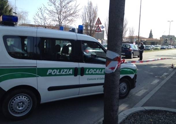 polizia locale gallarate apertura via fermi incidente