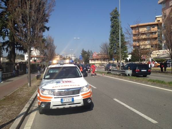Ragazzi investiti a Gallarate (inserita in galleria)