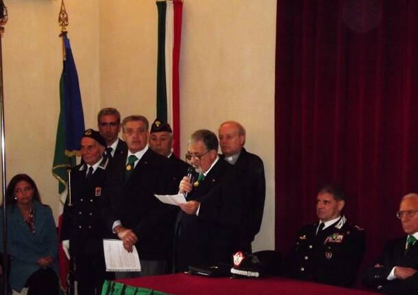 Cerimonia dell’intitolazione della sezione dei Carabinieri al capitano Ferilli
