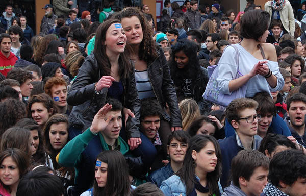 Legalitàlia, il palco al Museo del Tessile (inserita in galleria)