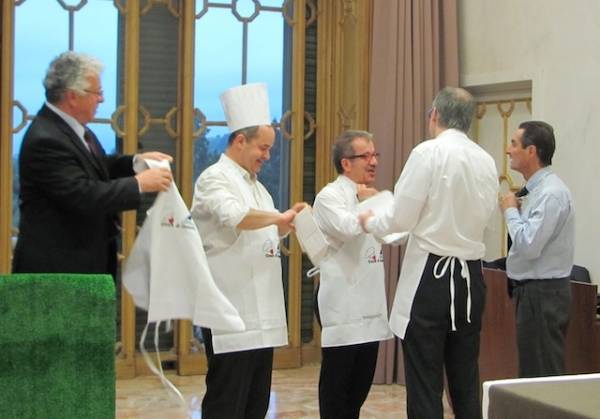 Maroni e Cattaneo ai fornelli per Cuore di Cuochi (inserita in galleria)