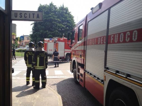 Allarme bomba all'ospedale di Saronno (inserita in galleria)