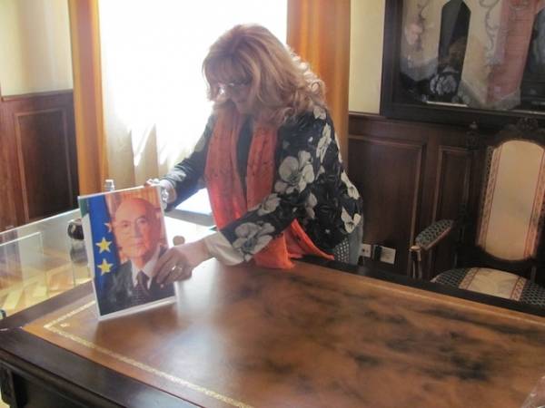 Cavalotti e la foto di Napolitano (inserita in galleria)