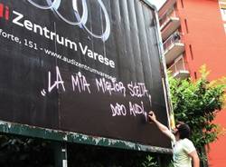 Graffitari in azione a Saronno (inserita in galleria)