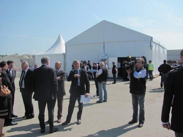 Inaugurazione terza corsia sull'A9 (inserita in galleria)