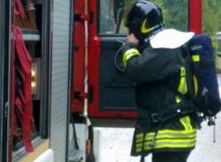 Incendio a Cazzago Brabbia (inserita in galleria)