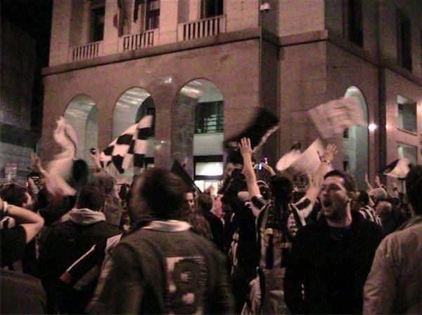 Juve, festa in piazza a Varese (inserita in galleria)