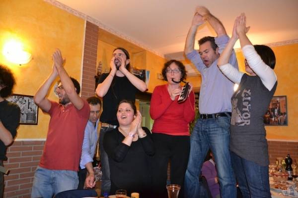 La festa per il nuovo sindaco Cavalotti (inserita in galleria)