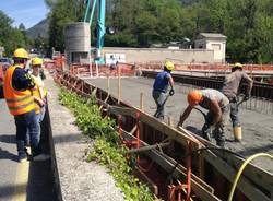 Lavori al ponte della rasa (inserita in galleria)