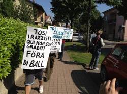 Proteste per Flavio Tosi a Tradate (inserita in galleria)