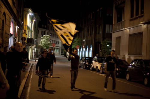 Scudetto Juve, i festeggiamenti a Gallarate (inserita in galleria)