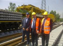 Sopralluogo sulla ferrovia Saronno Seregno (inserita in galleria)