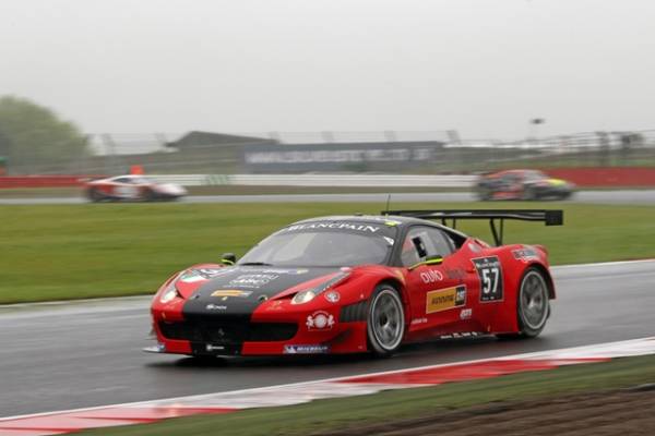 Amos sul podio a Silverstone (inserita in galleria)