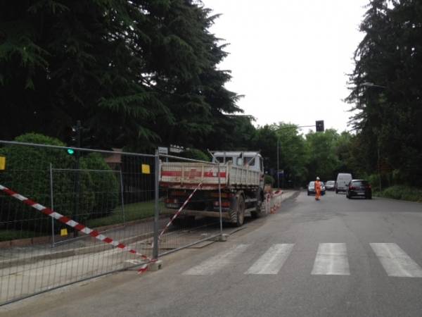 Proseguono i lavori in via Gasparotto (inserita in galleria)