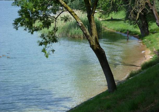 Relax in spiaggia in riva al lago (inserita in galleria)