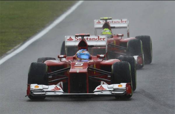 Ferrari da brivido vince il Gran Premio di Germania (inserita in galleria)