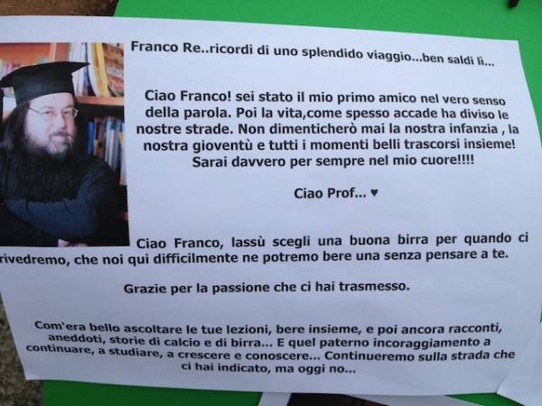 Il funerale di Franco Re (inserita in galleria)