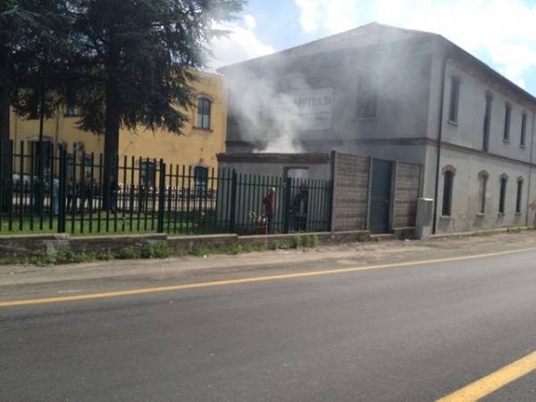 Incendio in una cabina elettrica (inserita in galleria)