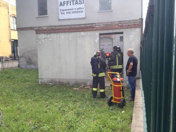 Incendio in una cabina elettrica (inserita in galleria)