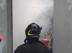 Incendio in una cabina elettrica (inserita in galleria)