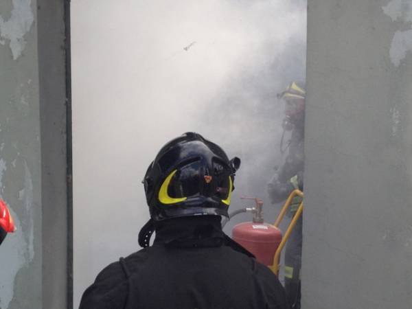 Incendio in una cabina elettrica (inserita in galleria)