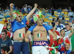 Italia - Spagna, i tifosi azzurri (inserita in galleria)