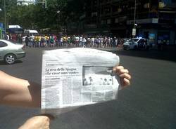 Simona in piazza a Madrid (inserita in galleria)