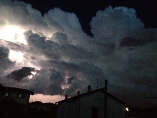 Temporale sopra Varese (inserita in galleria)