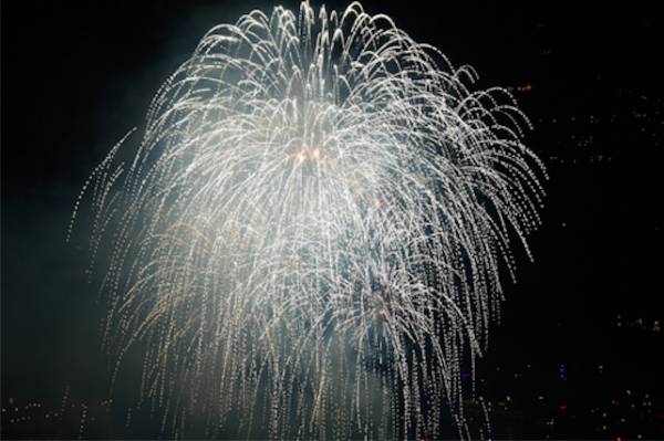 Fuochi d'artificio a Laveno (inserita in galleria)