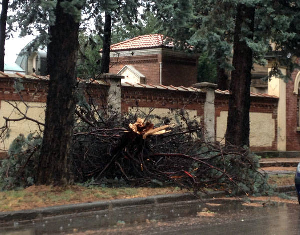 I danni della tromba d'aria a Busto e Castellanza (inserita in galleria)