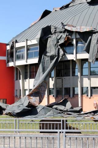 Il giorno dopo la tempesta a Busto Arsizio (inserita in galleria)