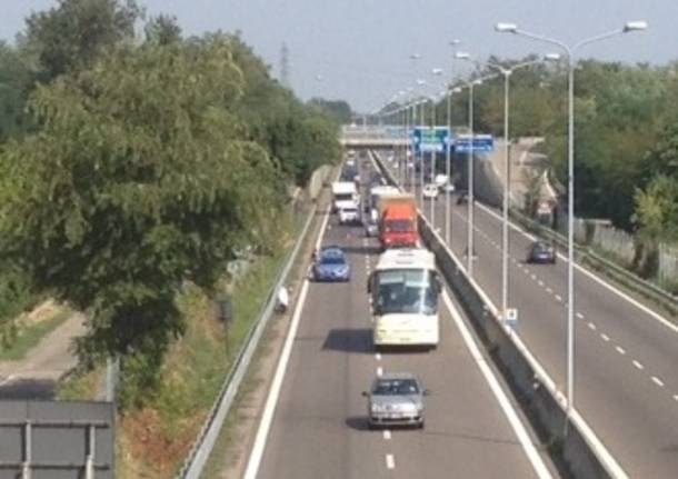 incidente superstrada 336 gallarate apertura